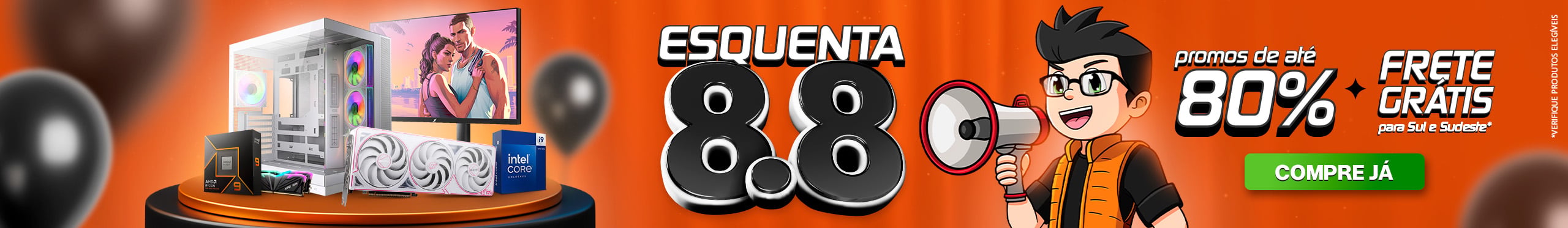 ESQUENTA MATCHDAY | Turbine seu PC com ofertas de até 80% Off. Saiba mais!