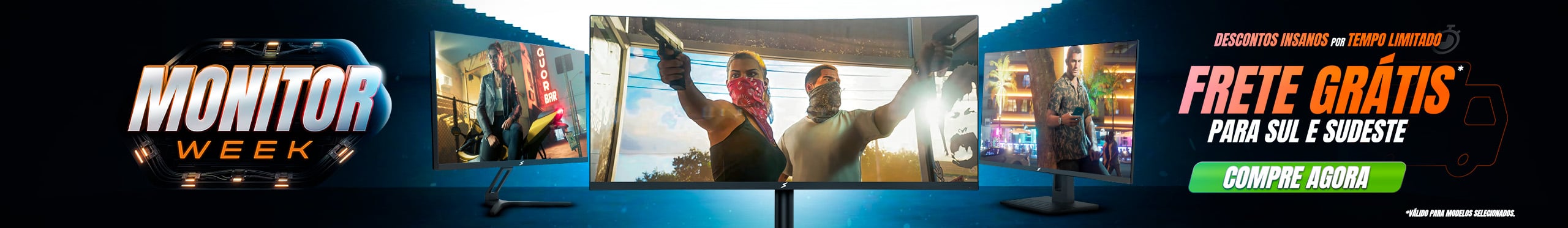 Monitor Week | Maior qualidade de imagem pelo menor preço. Clica!