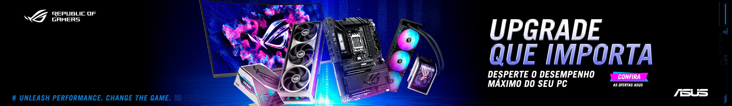 ASUS | Desperte o desempenho máximo do PC. Confira as ofertas!
