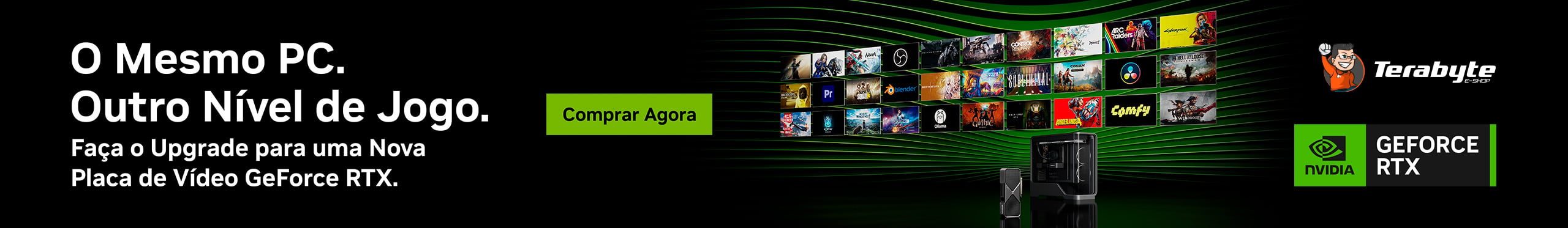Placas de Vídeo Nvidia Geforce RTX - Outro Nível de Jogo!