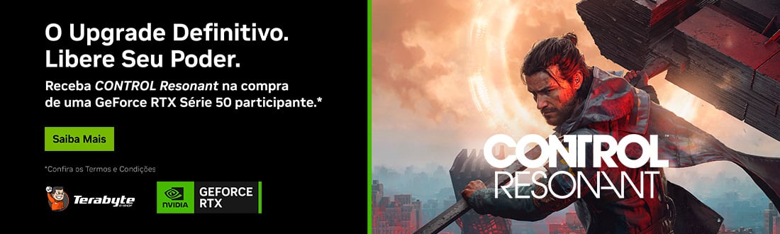 Bundle NVIDIA | Receba CONTROL Resonant na compra de produtos participantes.