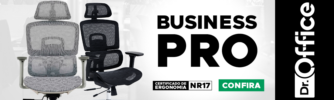 Cadeiras Dr. Office Business Pro | Melhore sua produtividade. Vem ver!