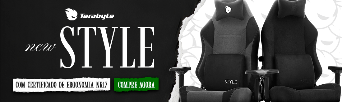 Cadeira Gamer New Style | Mais estilo para sua gameplay. Veja mais!