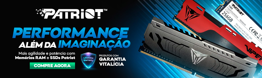 Patriot | Performance além da imaginação com memórias e SSDs.