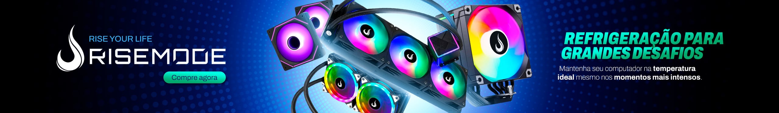 RISE MODE | Refrigeração para jogar. Clica!