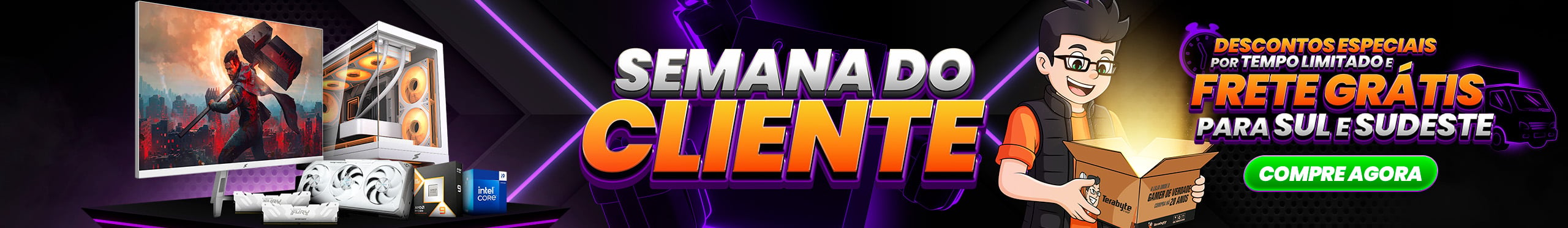 Semana do cliente | Aproveite ofertas arrasadoras. Confira!