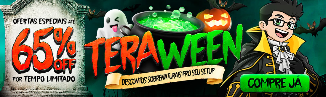 TeraWeen | Doces, travessuras e as melhores promoções de Halloween. Clica!