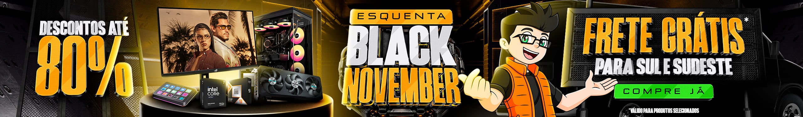 Esquenta Black November| Descontos de até 80% OFF. Clica!