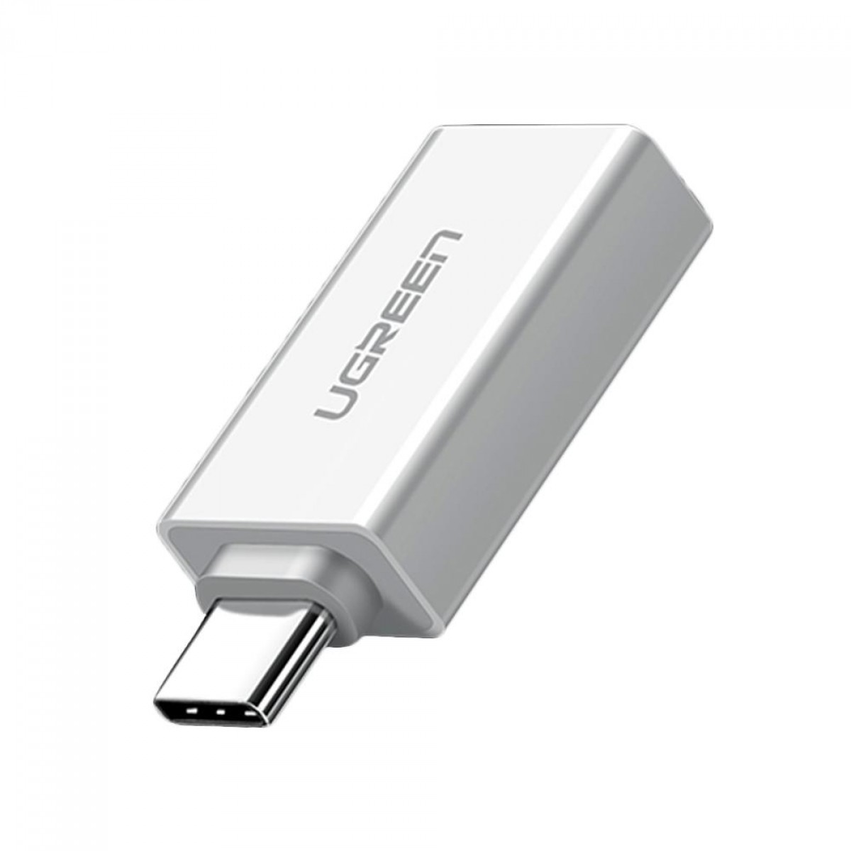 Adaptador Ugreen, Tipo USB-C 3.1 Para USB 3.0, Branco, US173, 30155