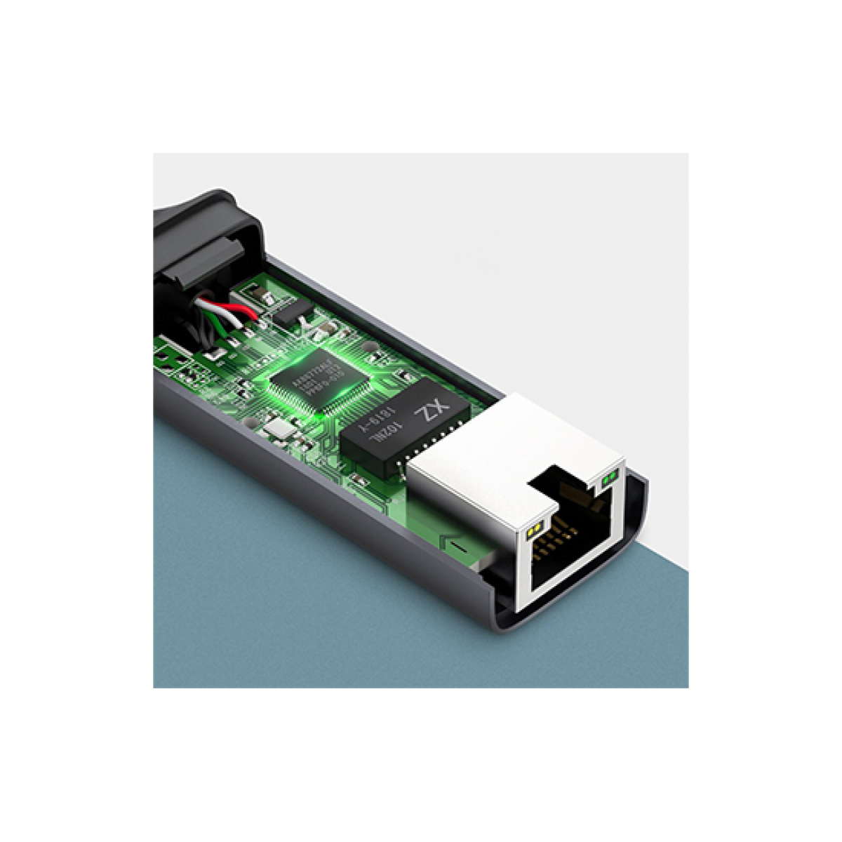 Adaptador Ugreen, USB-C Para Ethernet, Cinza, CM199, 50737