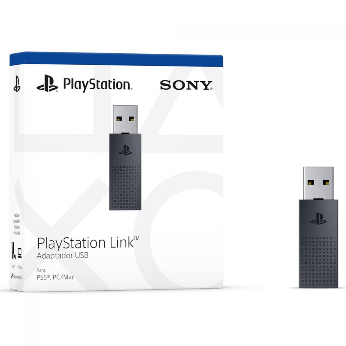 Adaptador USB Sony PlayStation Link, PS5, PC/Mac, CFI-ZWA2L