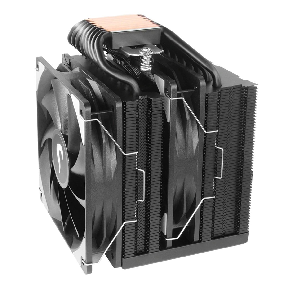 Air Cooler Para Processador Rise Mode Storm 8 Black, 120mm, Intel-AMD, Preto, RM-ACST-B