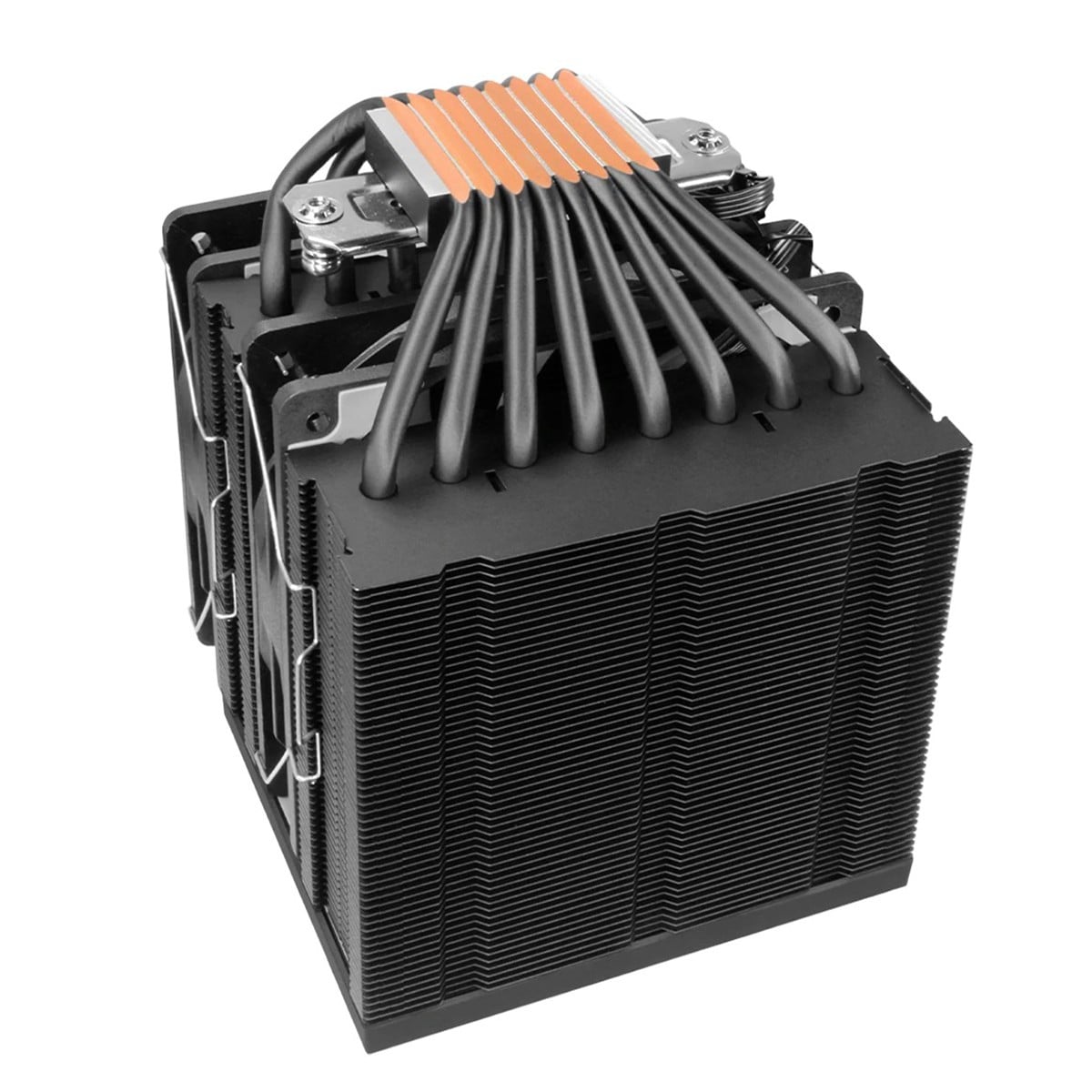 Air Cooler Para Processador Rise Mode Storm 8 Black, 120mm, Intel-AMD, Preto, RM-ACST-B
