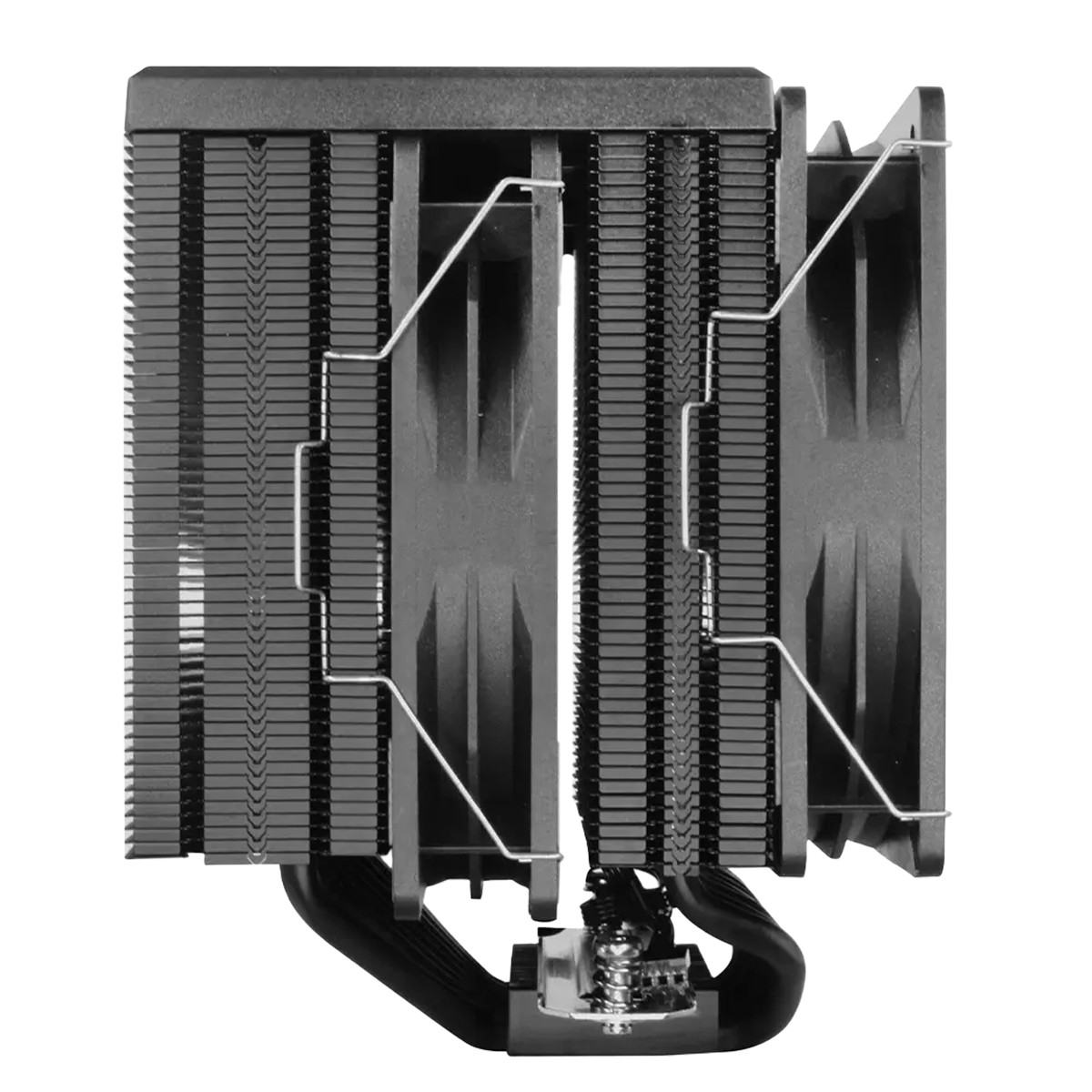 Air Cooler Para Processador Riser Mode Storm 8 Black, ARGB, 120mm, Intel-AMD, Preto, RM-ACST-ARGB-B