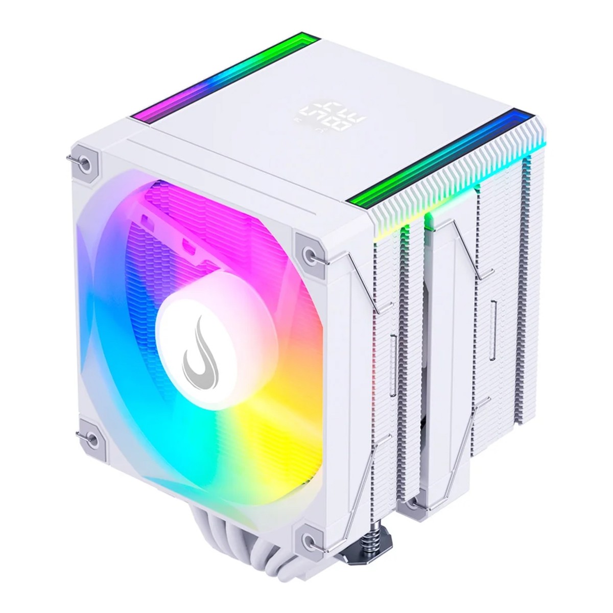 Air Cooler Para Processador Riser Mode Temp 6 Pro White, ARGB, 120mm, Intel-AMD, Branco, RM-ACT6P-ARGB-W