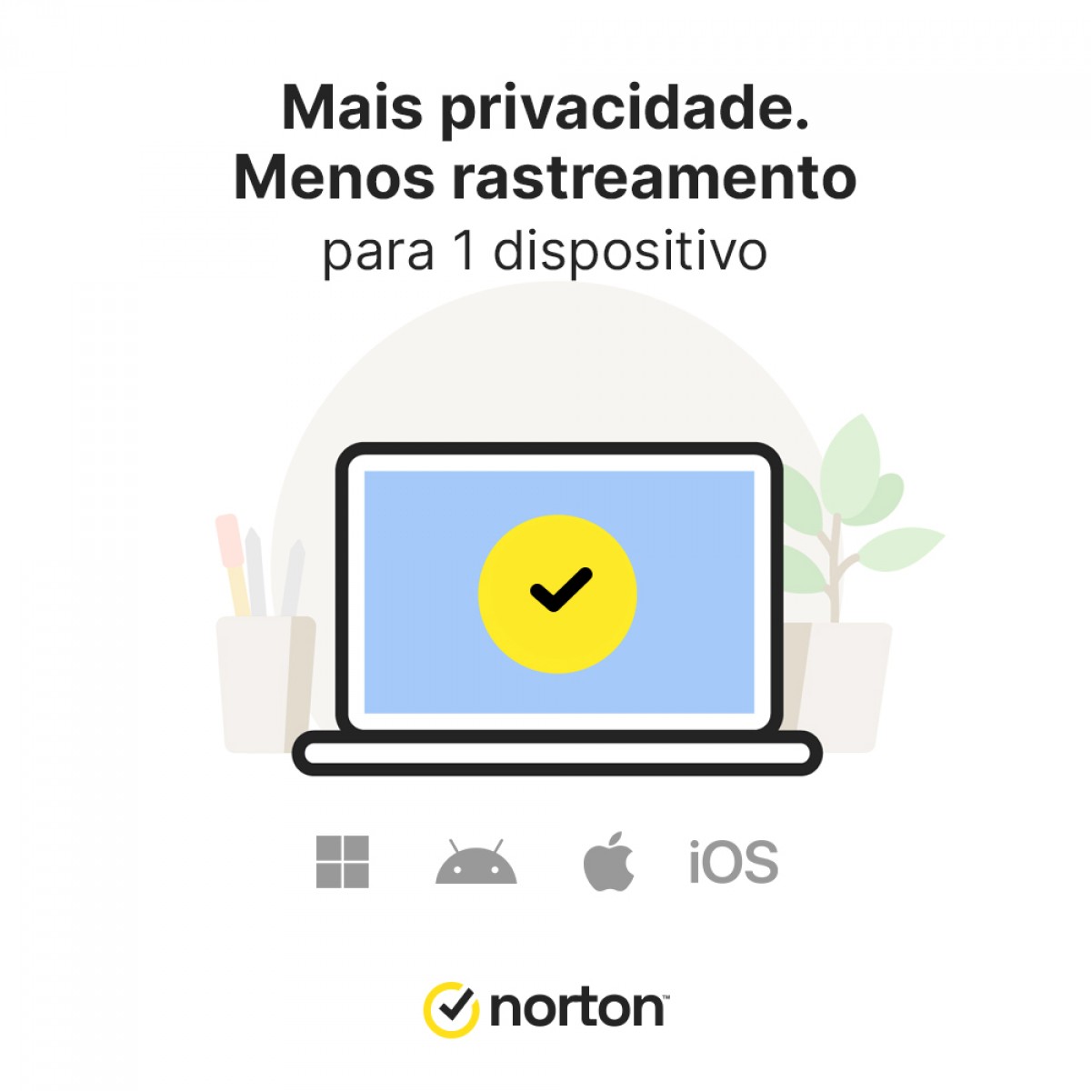 Antivírus Norton Antitrack, 1 Dispositivo, 12 Meses ESD, 21430261