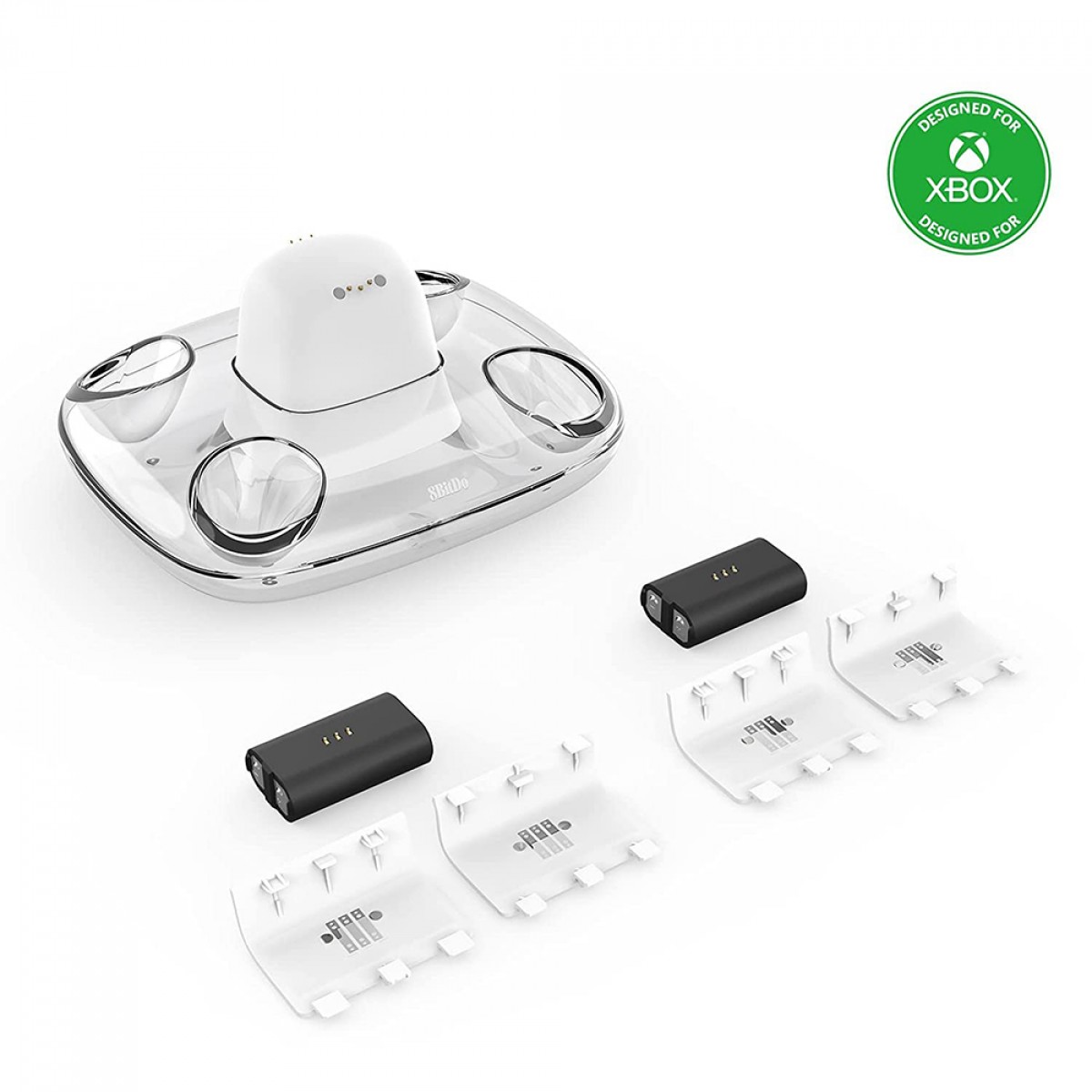 Base de Carregamento 8BitDo - Dual Charging Dock Para Controle de Xbox - 85DB01