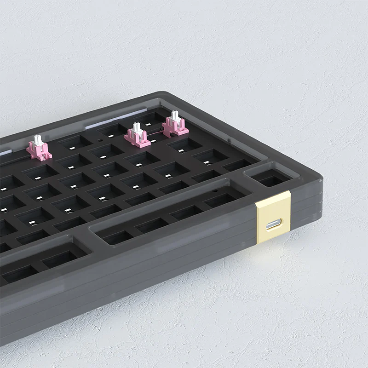 Base de Teclado Akko DIY ACR 75 V2 Kit, RGB, 75 Teclas, Black