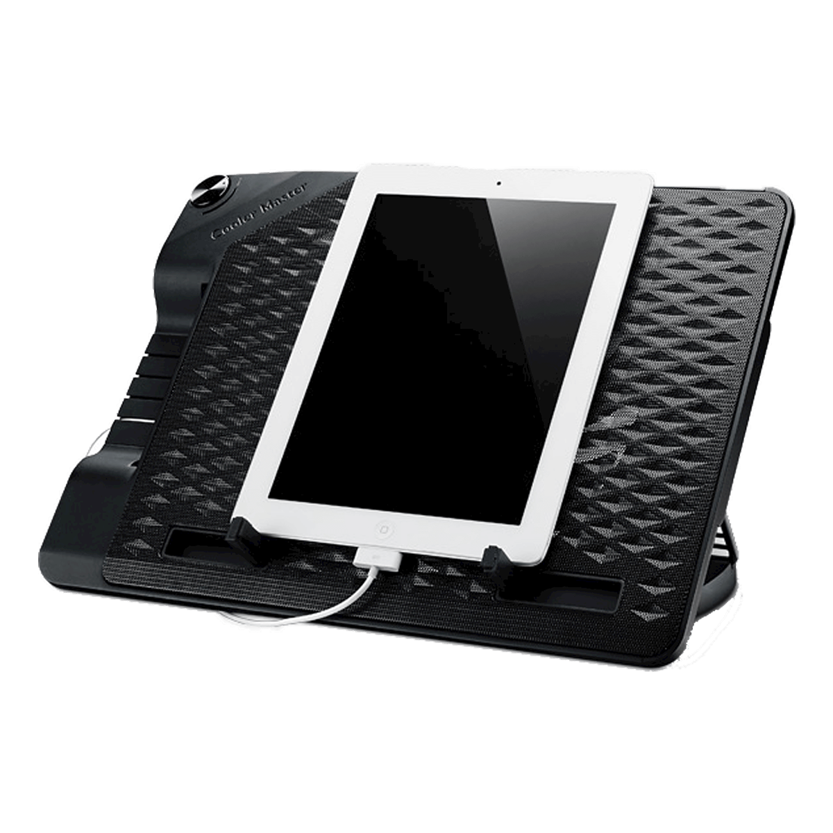 Base Para Notebook Cooler Master Ergostand III, até 17 ", Com Ventoinha de 230mm, Preto, R9-NBS-E32K-GP