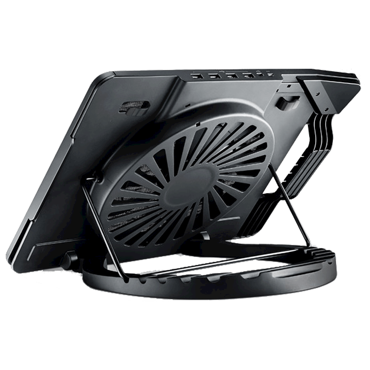 Base Para Notebook Cooler Master Ergostand III, até 17 ", Com Ventoinha de 230mm, Preto, R9-NBS-E32K-GP