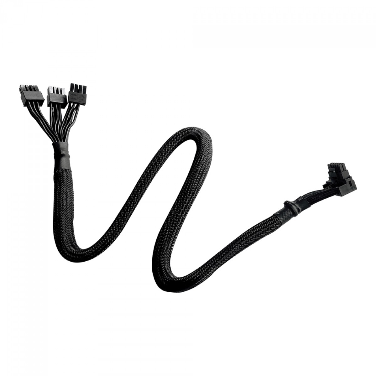 Cabo Adaptador Cooler Master 12VHPWR, PCIe 5.0 12+4 Pinos, 90 Graus, 650mm, Type-2, CMA-NFPC16XXBK2-GL