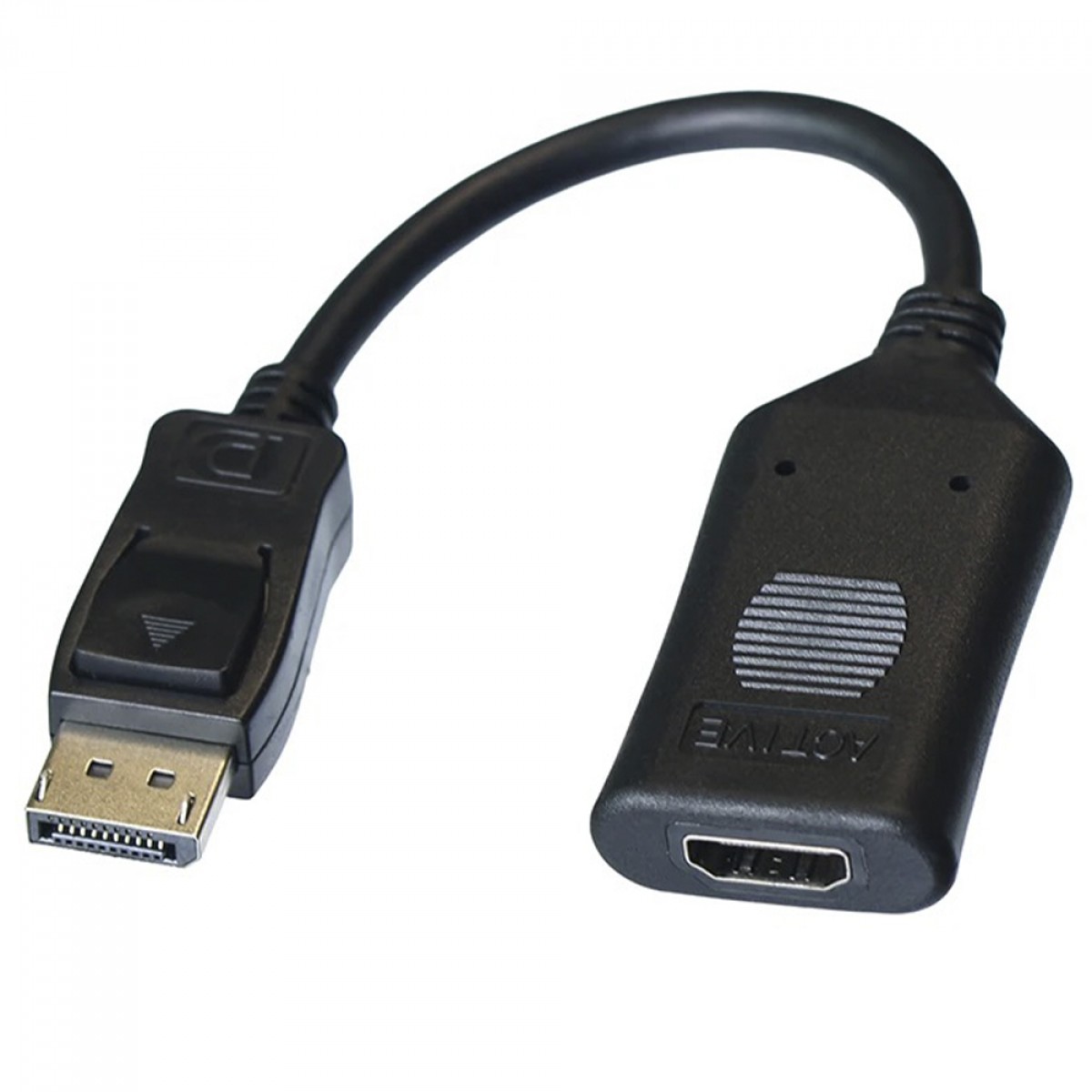 Cabo Adaptador DisplayPort Para HDMI Ablewin, 15cm, 4K 30Hz, Preto, AW-DPH03/PP-CDP-02
