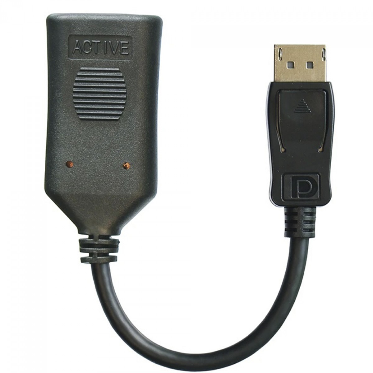 Cabo Adaptador DisplayPort Para HDMI Ablewin, 15cm, 4K 30Hz, Preto, AW-DPH03/PP-CDP-02