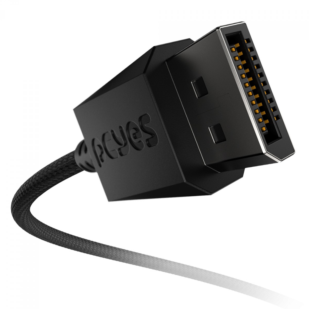 Cabo DisplayPort 2.1 PCYes, 8K, 60Hz, 3D, 2 Metros, Cabo de Nylon, PDPN2-2