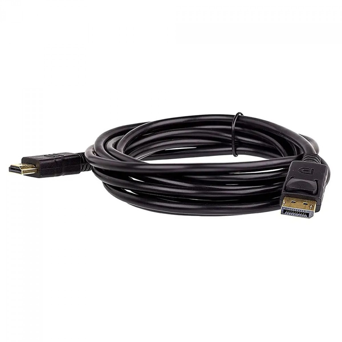 Cabo DisplayPort Para HDMI Ablewin, 1.8m, 1080p, Preto, AW-DPH02/PP-CDP-04