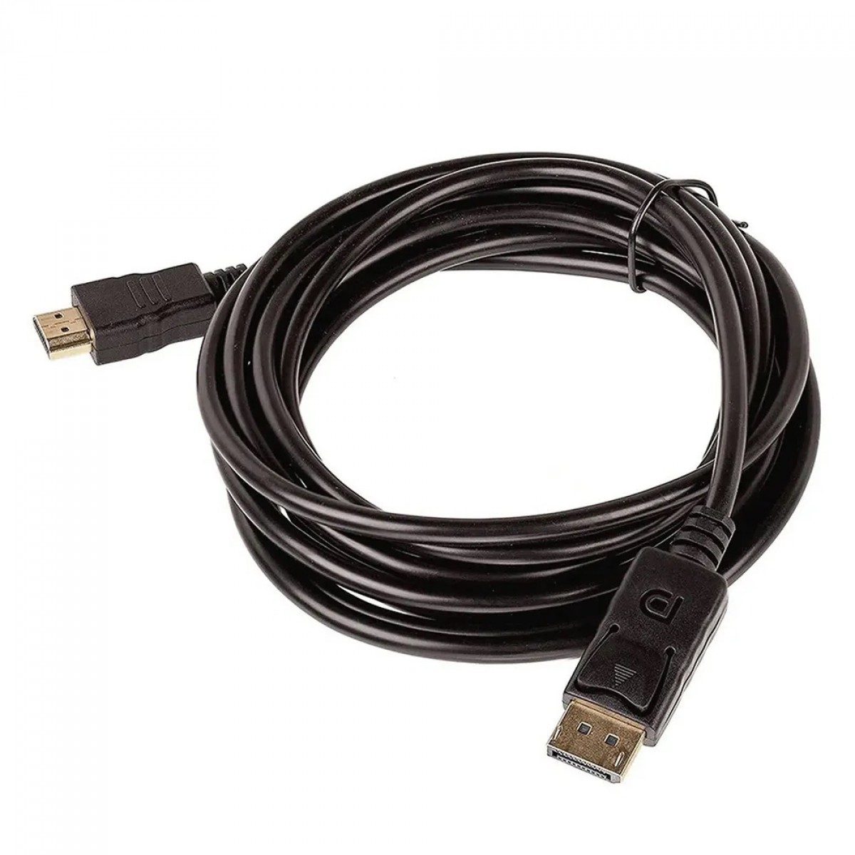 Cabo DisplayPort Para HDMI Ablewin, 1.8m, 1080p, Preto, AW-DPH02/PP-CDP-04