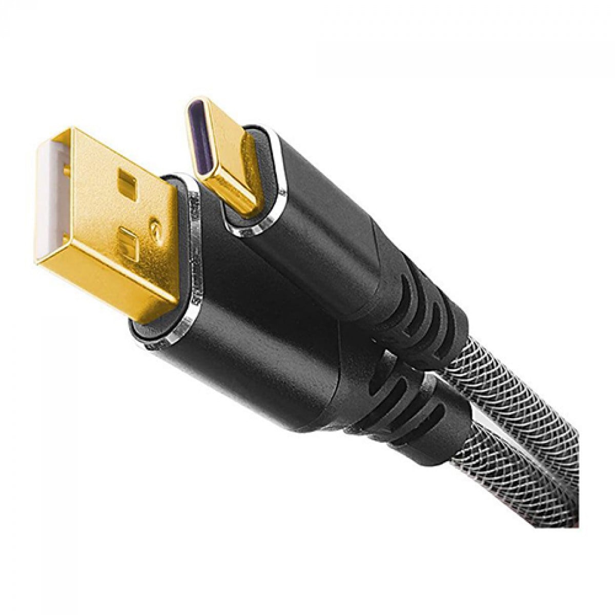 Cabo Para Teclado Redragon A115, Enrolado, USB-C, 1.6m, Preto, A115 BLACK