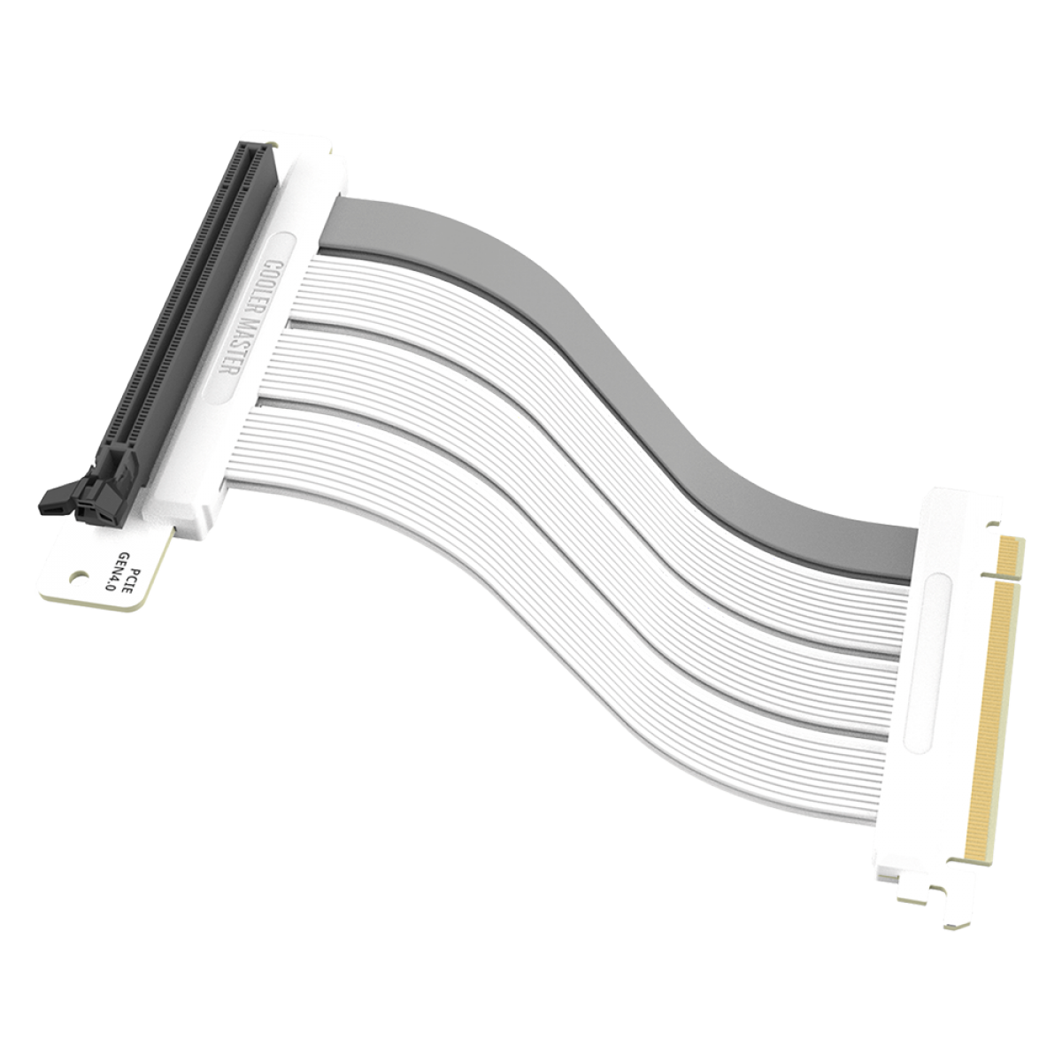 Cabo Riser Cooler Master, X16 - 300MM, PCIe 4.0 x 16, 300mm, White, MCA-U000C-WPCI40-300