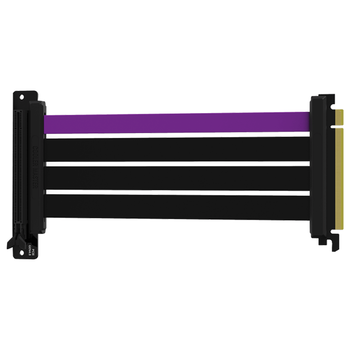 Cabo Riser Cooler Master, X16 - 300MM, PCIe 4.0 x 16, 300mm, Black, MCA-U000C-KPCI40-300