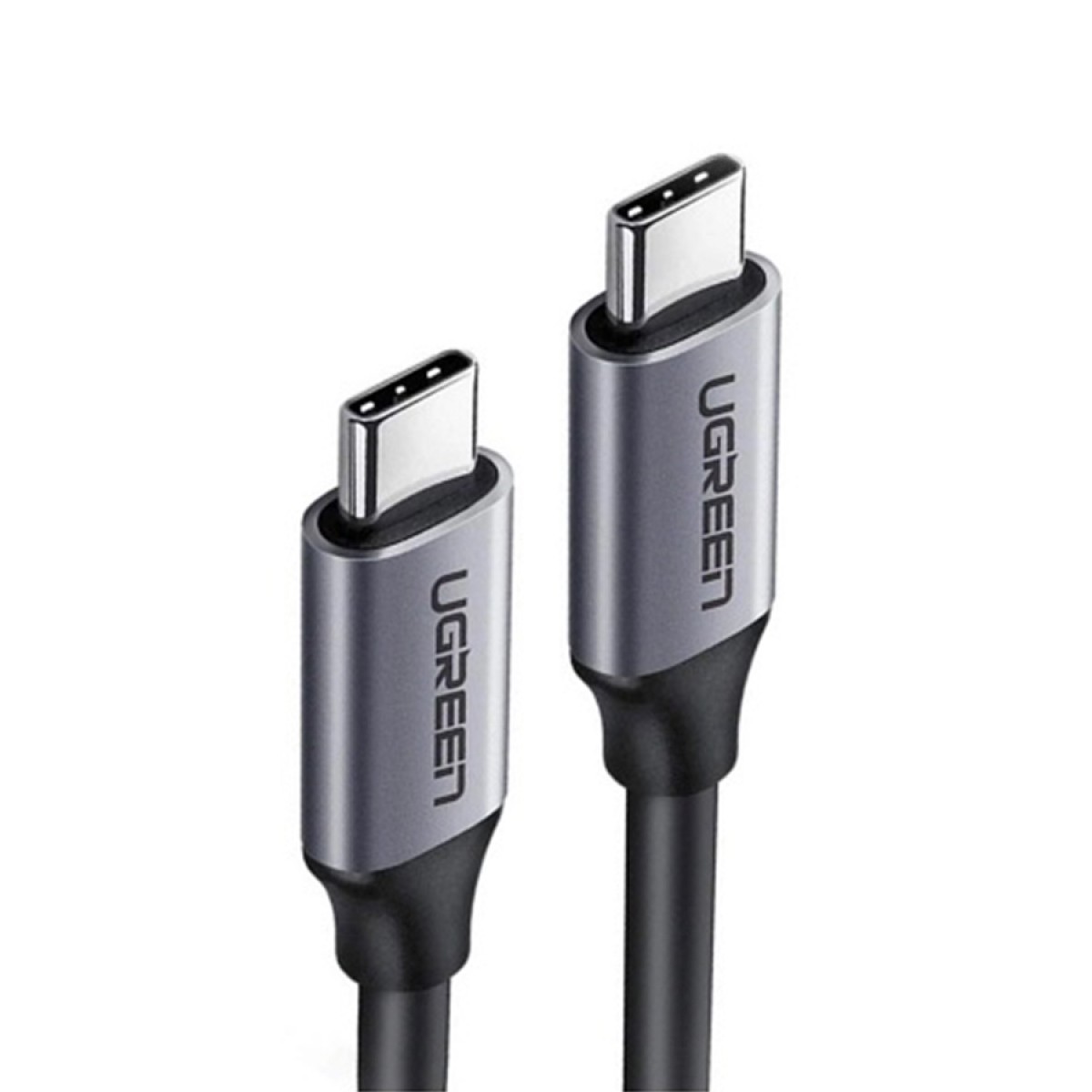 Cabo Tipo USB-C 3.1 Ugreen, Macho, 1,5m, Cinza, 50751