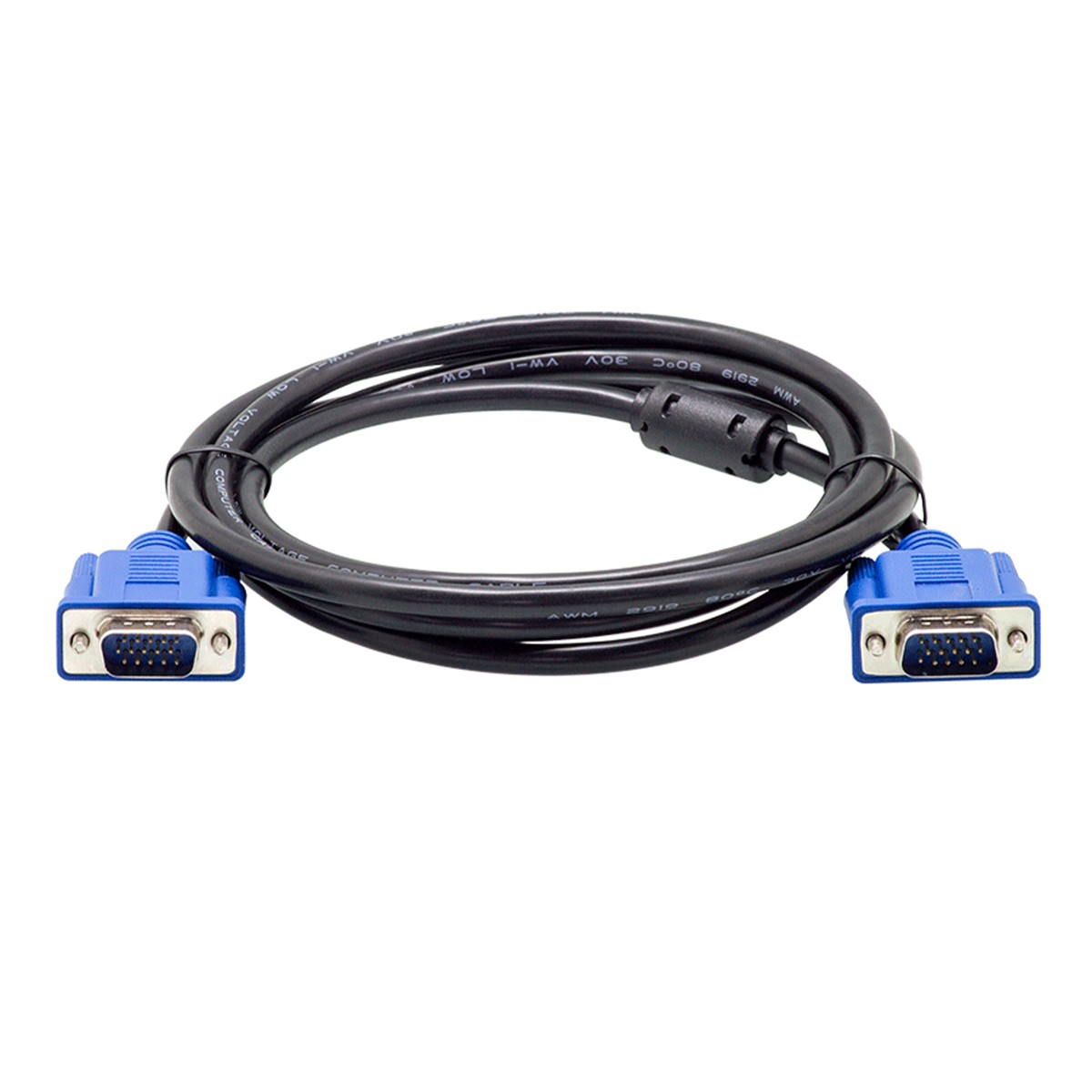 Cabo VGA Kross Elegance HDB15, 1,8 Metros, Preto, KE-CBS0110