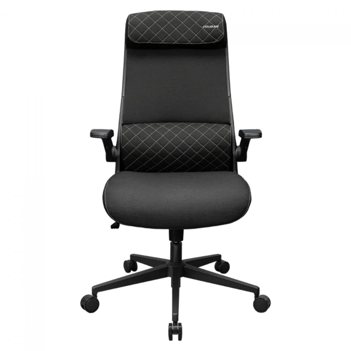 Cadeira Cougar Stryder, Ergonômica, Tecido, Preta, CGR-STD-BLB