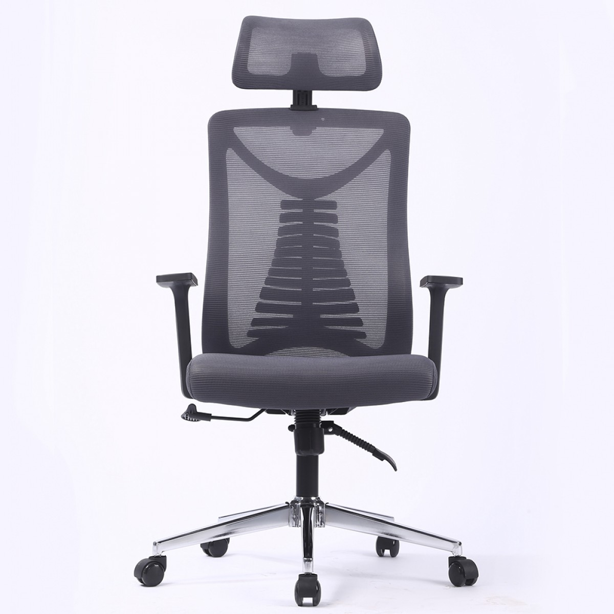 Cadeira de Escritório Bluecase Office Ergo Elite, Cinza, Mesh, Ajustável, BCOE-01GYBK