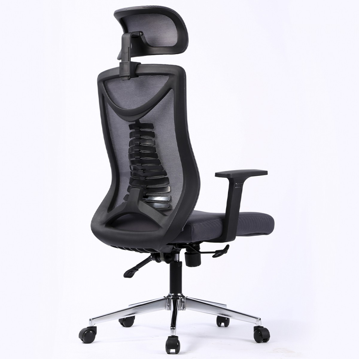 Cadeira de Escritório Bluecase Office Ergo Elite, Cinza, Mesh, Ajustável, BCOE-01GYBK