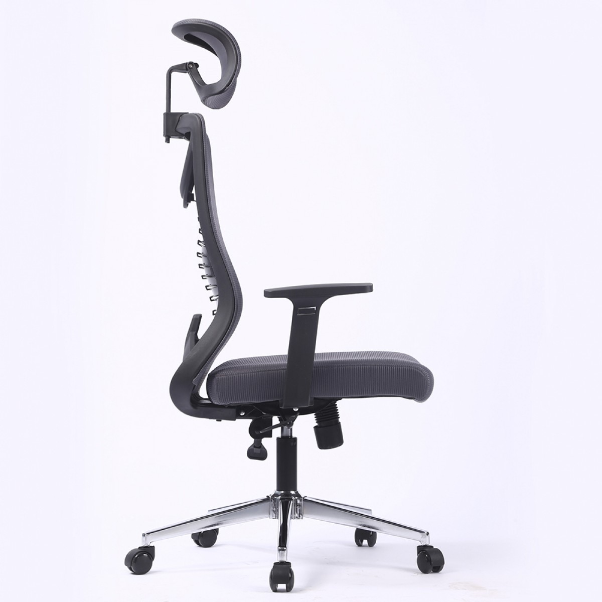 Cadeira de Escritório Bluecase Office Ergo Elite, Cinza, Mesh, Ajustável, BCOE-01GYBK