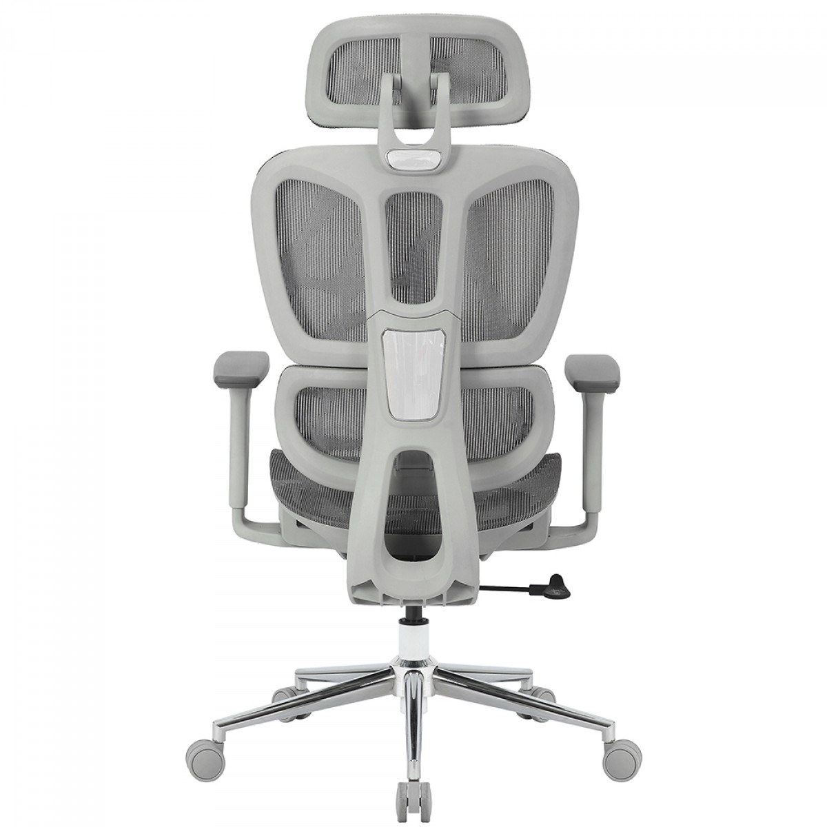 Cadeira de Escritório Bluecase Office Ergo Master, Cinza Claro, Estrutura em Cinza, Ajustável, BCOM-01GLGL