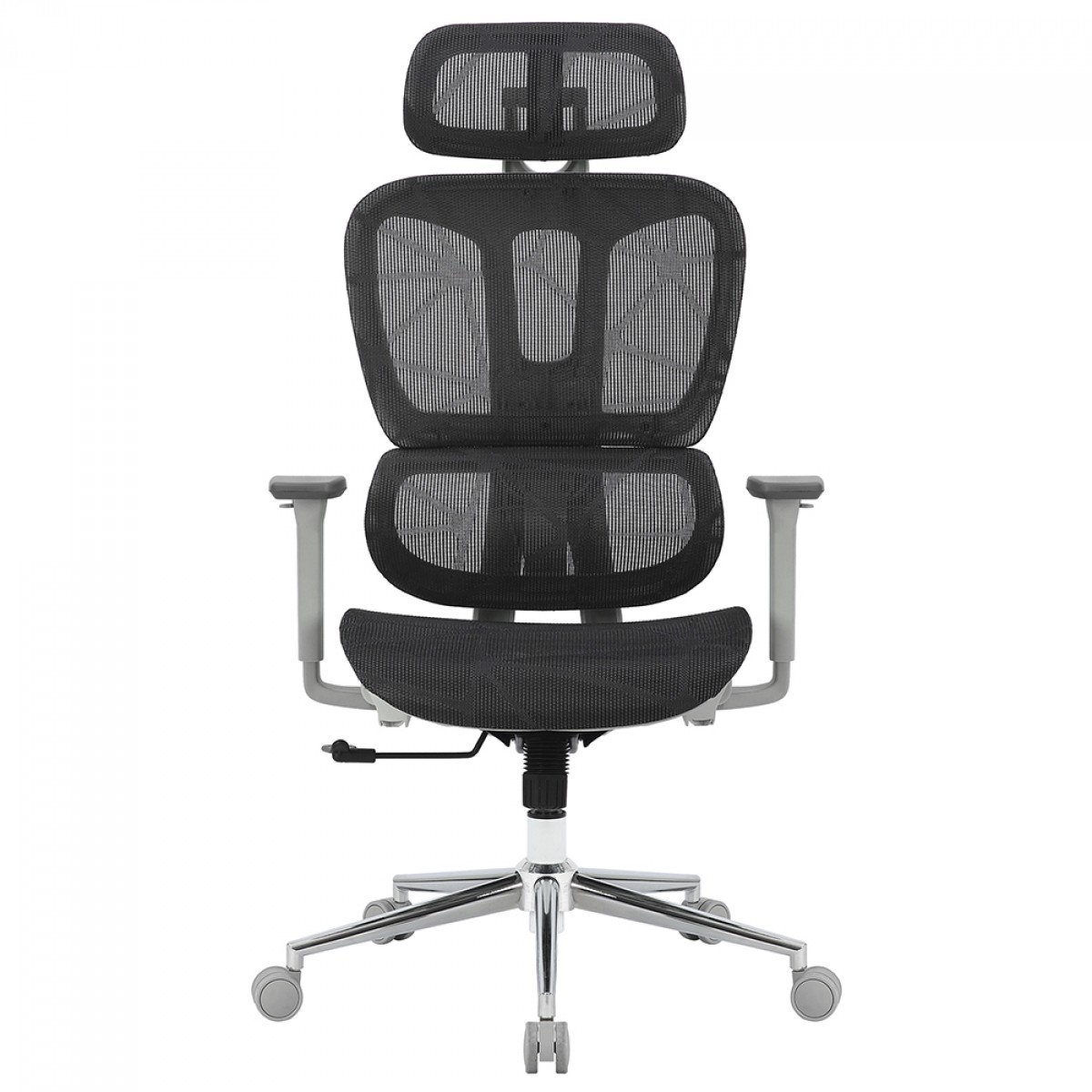 Cadeira de Escritório Bluecase Office Ergo Master, Cinza, Estrutura Cinza, Ajustável, BCOM-01GYGL