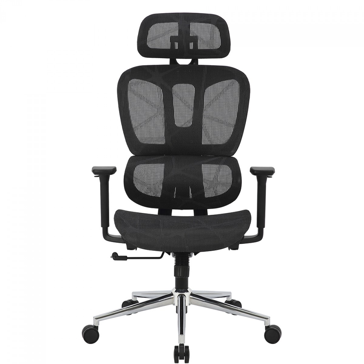 Cadeira de Escritório Bluecase Office Ergo Master, Cinza, Estrutura Preto, Ajustável, BCOM-01GYBK