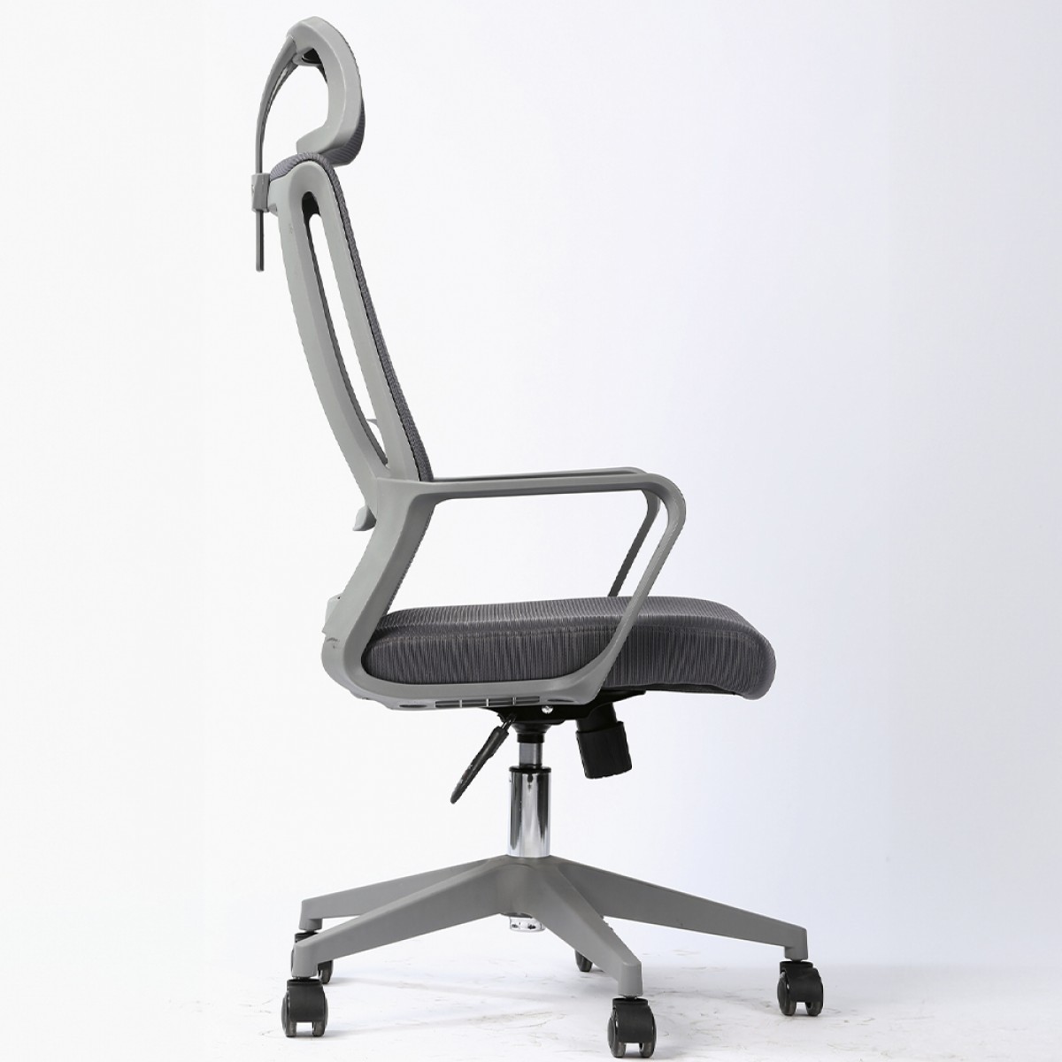 Cadeira de Escritório Bluecase Office Ergo Prime, Cinza, Estrutura Cinza, Ajustável, BCOP-01GYGY