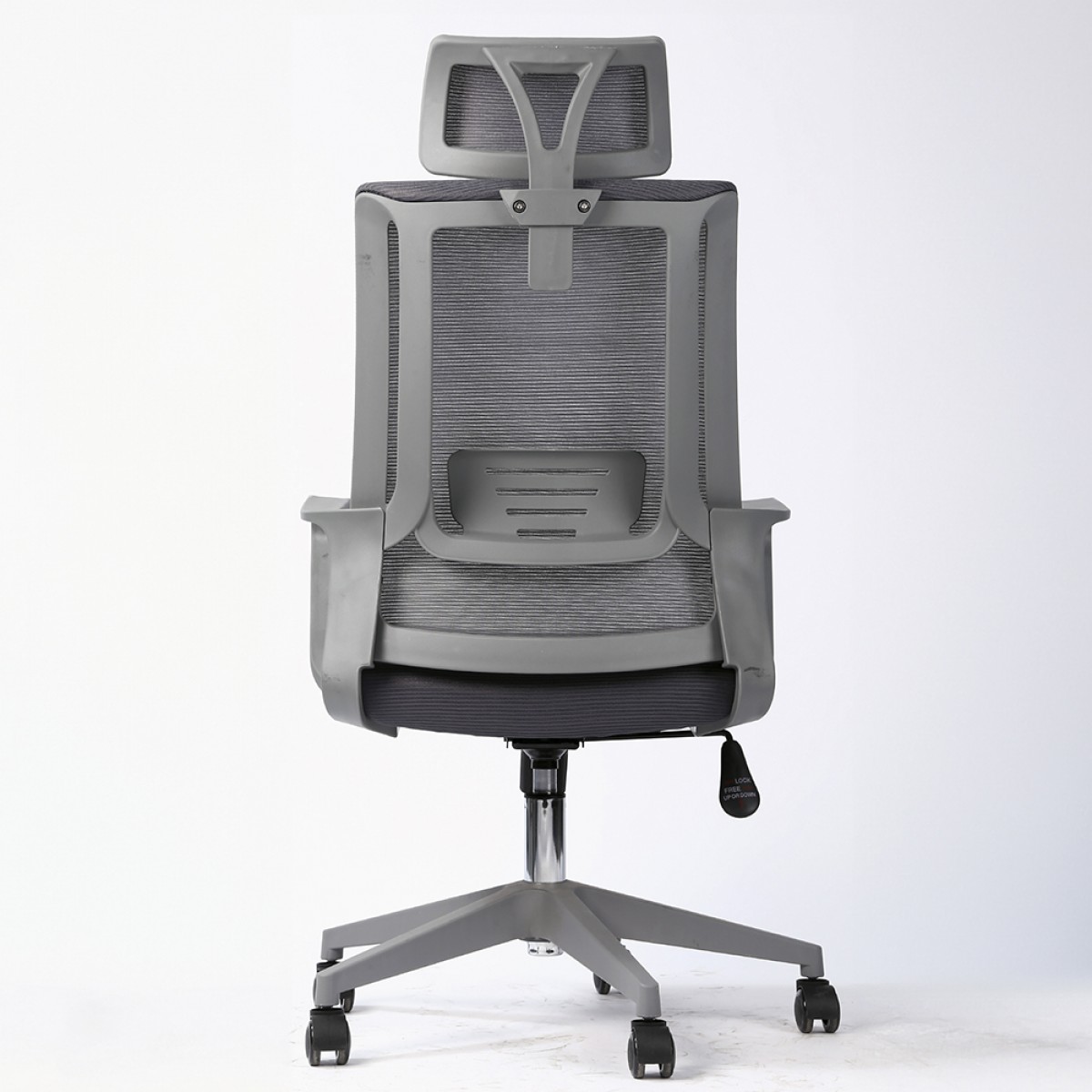 Cadeira de Escritório Bluecase Office Ergo Prime, Cinza, Estrutura Cinza, Ajustável, BCOP-01GYGY