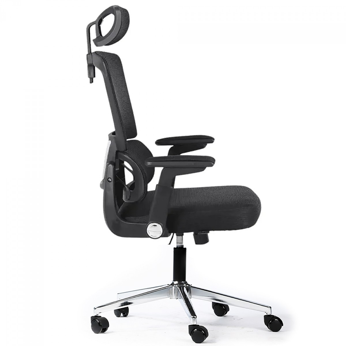 Cadeira de Escritório Bluecase Office Ergo Prime, Preto, Estrutura Preto, BCOP-03BKBK