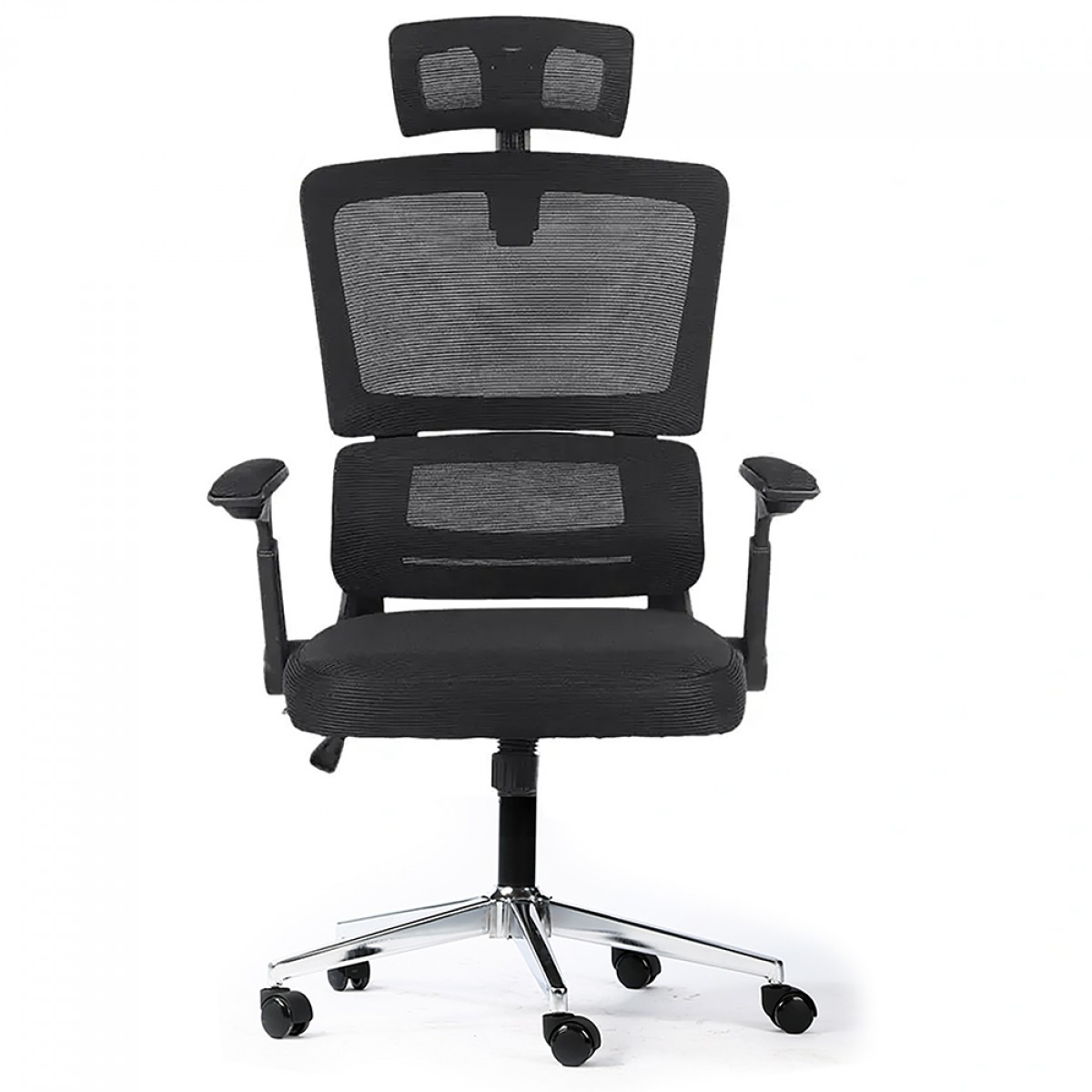 Cadeira de Escritório Bluecase Office Ergo Prime, Preto, Estrutura Preto, BCOP-03BKBK