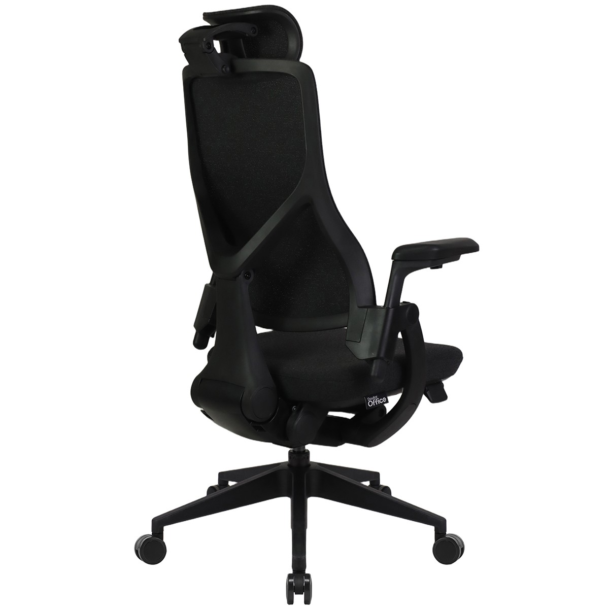 Cadeira de Escritório Dr. Office Adapt Plus, Ajustável, Tecido, 3D, Reclinável, Preta, DR-CH-APR3DBF