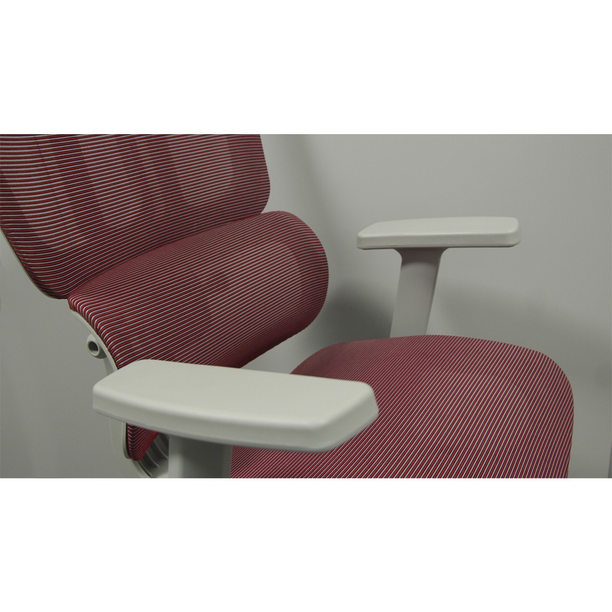 Cadeira de Escritório Dr. Office Business, Mesh, 2D, Ajustável, Suporta até 120kg, Bordô, DR-CH-BNN2DPRF
