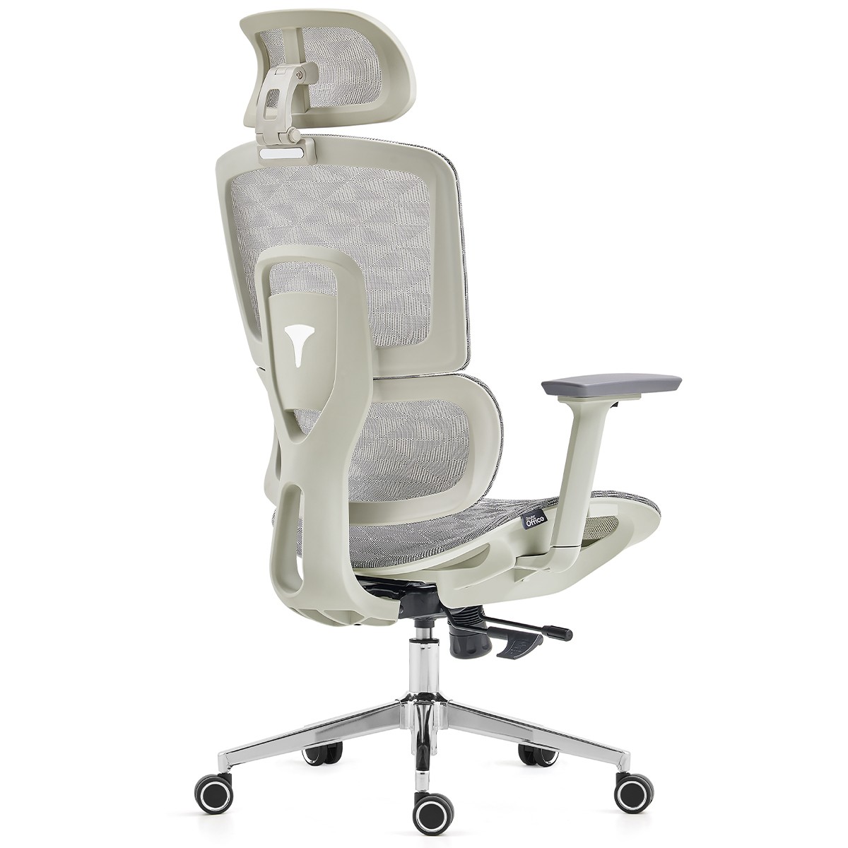 Cadeira de Escritório Dr. Office Business Pro, Cinza, Mesh, 3D, Altura Ajustável, DR-CH-BPR3DGH