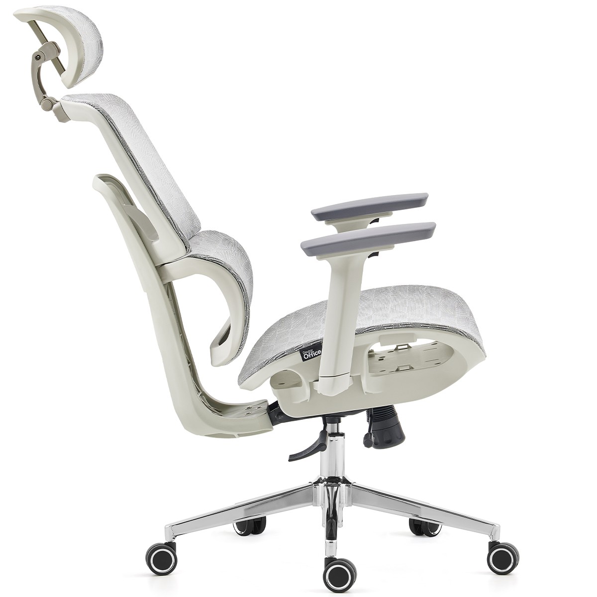 Cadeira de Escritório Dr. Office Business Pro, Cinza, Mesh, 3D, Altura
